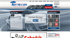 Desktop Screenshot of krafttire.com