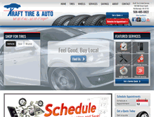 Tablet Screenshot of krafttire.com